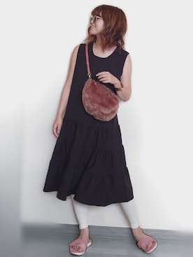 「ROXD（ロッド）のアイテム（リング）」を使った、Miiさん（レディース・159cm）の夏コーディネート