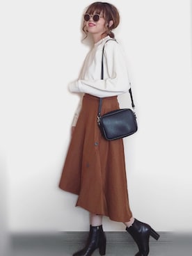 「atscelta」｜Miiさん（レディース・159cm）の秋コーディネート