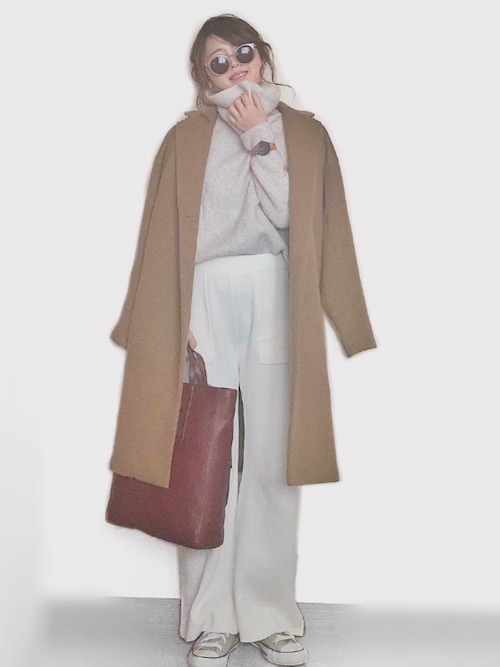 Mii Guのチェスターコートを使ったコーディネート Wear