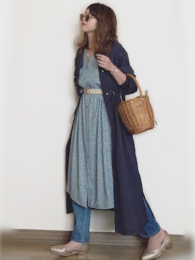 「ACC.（エーシーシー.）のアイテム」を使った、Miiさん（レディース・159cm）の春コーディネート