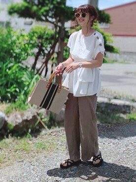 Miiさん（レディース・159cm）の夏コーディネート