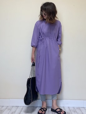 「SaaCha（サーチャ）のアイテム」を使った、Miiさん（レディース・160cm）の夏コーディネート