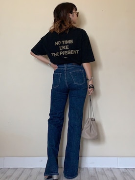 「LIBRÉM（リブレム）のアイテム（トップス）」を使った、Miiさん（レディース・160cm）の夏コーディネート