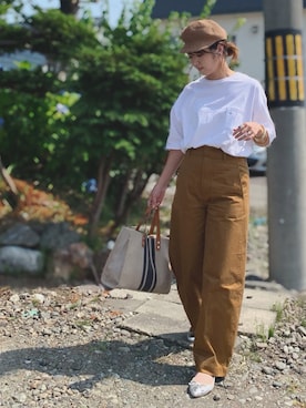 「LIBRÉM（リブレム）のアイテム（トップス）」を使った、Miiさん（レディース・159cm）の夏コーディネート