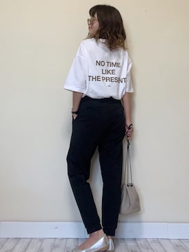 「LIBRÉM（リブレム）のアイテム（トップス）」を使った、Miiさん（レディース・159cm）の夏コーディネート