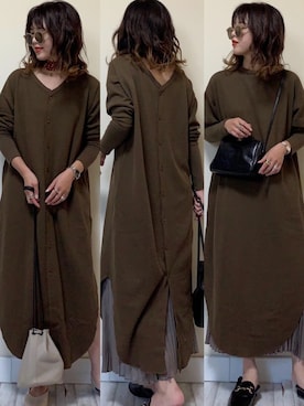 「LIBRÉM（リブレム）のアイテム」を使った、Miiさん（レディース・159cm）の秋コーディネート