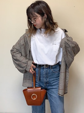 「LIBRÉM（リブレム）のアイテム」を使った、Miiさん（レディース・159cm）の秋コーディネート