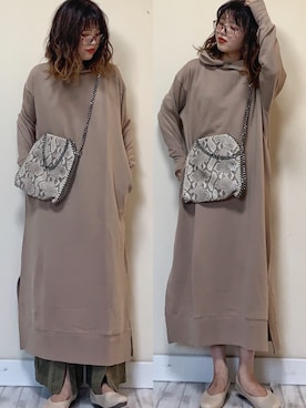 「LIBRÉM（リブレム）のアイテム」を使った、Miiさん（レディース・159cm）の秋コーディネート