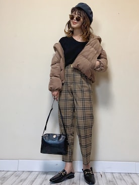 「LAULHERE 」｜Miiさん（レディース・159cm）の秋コーディネート