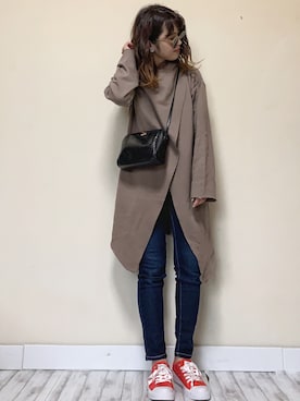 「Sheson（シーズン）のアイテム（ワンピース/ドレス）」を使った、Miiさん（レディース・159cm）の秋コーディネート