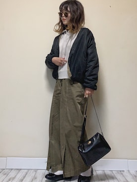 「LIBRÉM（リブレム）のアイテム」を使った、Miiさん（レディース・159cm）の秋コーディネート