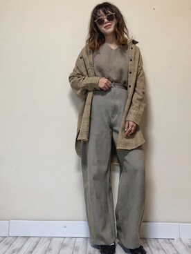 「LIBRÉM（リブレム）のアイテム」を使った、Miiさん（レディース・159cm）の秋コーディネート