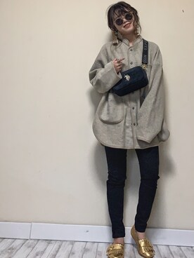 「LIBRÉM（リブレム）のアイテム」を使った、Miiさん（レディース・159cm）の秋コーディネート