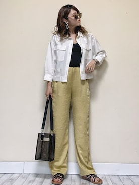 「CALVIN KLEIN WATCHES+JEWELRY（カルバン・クライン ウォッチ＆ジュエリー）のアイテム（アナログ腕時計）」を使った、Miiさん（レディース・159cm）の春コーディネート