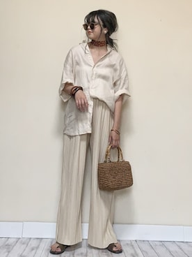 Miiさん（レディース・159cm）の夏コーディネート