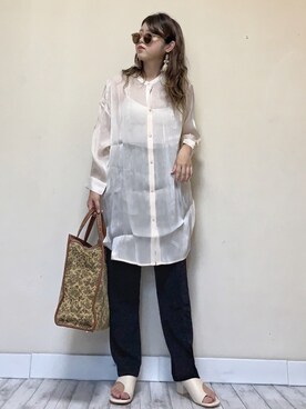 Miiさん（レディース・159cm）の夏コーディネート