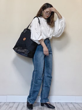 「FUN.TRINITY（ファン トリニティー）のアイテム」を使った、Miiさん（レディース・159cm）の秋コーディネート