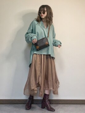 Miiさん（レディース・159cm）の冬コーディネート