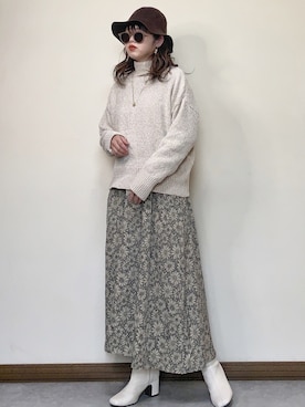 Miiさん（レディース・159cm）の冬コーディネート