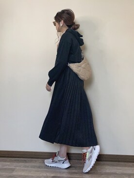 「socolla（ソコラ）のアイテム（ワンピース/ドレス）」を使った、Miiさん（レディース・159cm）の春コーディネート