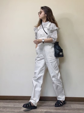 「CALVIN KLEIN WATCHES+JEWELRY（カルバン・クライン ウォッチ＆ジュエリー）のアイテム（アナログ腕時計）」を使った、Miiさん（レディース・159cm）の春コーディネート