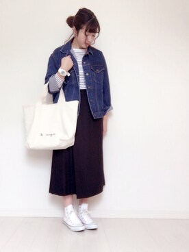 eicoさん（レディース・158cm）の春コーディネート