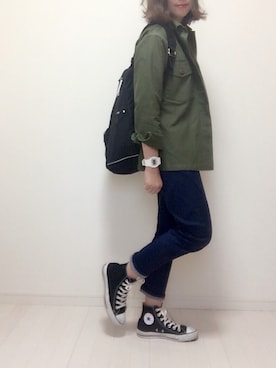 eicoさん（レディース・158cm）の春コーディネート