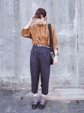 「WATCH.（ウォッチ）のアイテム」を使った、eicoさん（レディース・158cm）の秋コーディネート