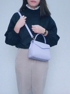 「WATCH.（ウォッチ）のアイテム」を使った、eicoさん（レディース・158cm）の冬コーディネート