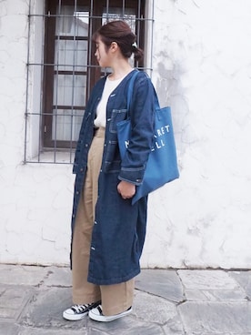 eicoさん（レディース・158cm）の春コーディネート