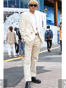 「CRAP EYEWEAR(クラップアイウェア)のアイテム」を使った、KOTTAさん(メンズ・175cm)の夏コーディネート