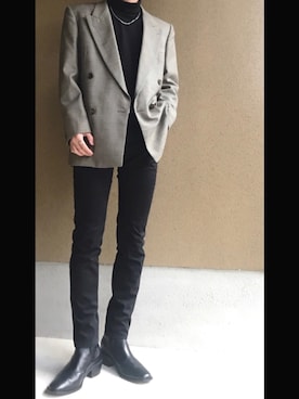 「JUNMEN（ジュンメン）のアイテム」を使った、とーさん（メンズ・170cm）の冬コーディネート