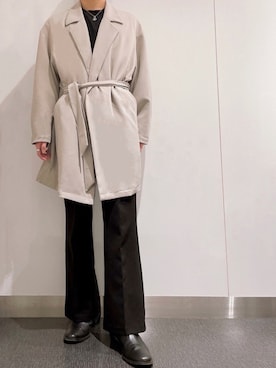 「STUDIOUS（ステュディオス）のアイテム（シューズ）」を使った、とーさん（メンズ・170cm）の春コーディネート