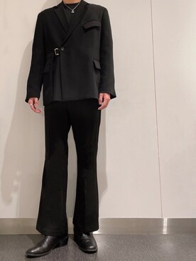 「STUDIOUS（ステュディオス）のアイテム（シューズ）」を使った、とーさん（メンズ・170cm）の春コーディネート