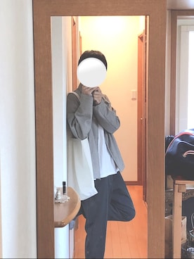「UNIVERSAL OVERALL（ユニバーサルオーバーオール）のアイテム（ブルゾン）」を使った、あきさん（メンズ・168cm）の秋コーディネート