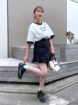 小澤　葵さん（レディース・161cm）の春コーディネート