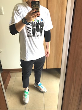 「ポールスミス」｜「アイテム（アナログ腕時計）」を使った、style0005さん（メンズ・172cm）の春コーディネート
