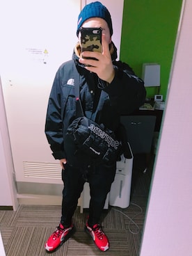 「glamb（グラム）のアイテム」を使った、style0005さん（メンズ・172cm）の冬コーディネート