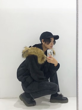 川越由衣さんの（MOUSSY | マウジー）を使ったコーディネート