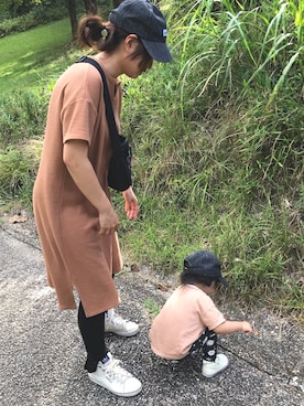 moanaさん（キッズ・90cm）の秋コーディネート