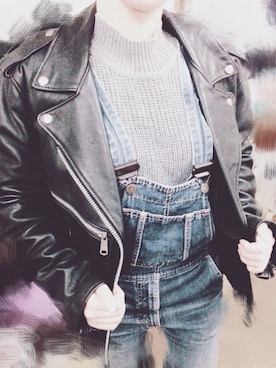 「筋トレ」｜ruuuiさん（レディース・157cm）の冬コーディネート