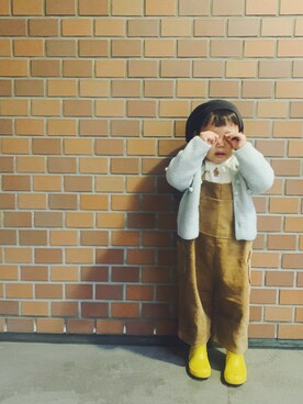 「秋のマイ旬スタイル」｜「アイテム（レインシューズ）」を使った、buchiさん（キッズ・90cm）の秋コーディネート