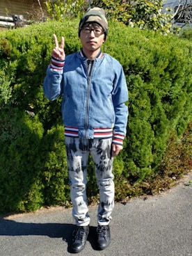 ㋒ㄜᘄㄟ°⋆さん(メンズ・158cm)の春コーディネート