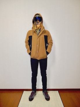 「チューバッカ」｜こじゃれ山さん（メンズ・181cm）の冬コーディネート