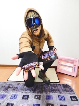 「チューバッカ」｜こじゃれ山さん（メンズ・181cm）の冬コーディネート