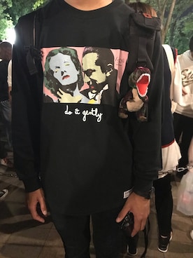 「SABBAT13（サバト）のアイテム」を使った、こじゃれ山さん（メンズ・183cm）の秋コーディネート