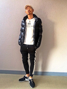 ダウンジャケット コートを使った 禁煙中 のメンズ人気ファッションコーディネート Wear