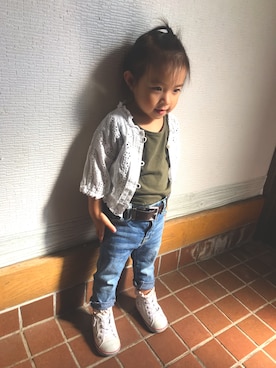 いろはにほへとさん（キッズ・80cm）の秋コーディネート