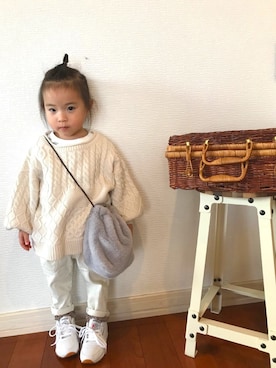 いろはにほへとさん（キッズ・80cm）の冬コーディネート