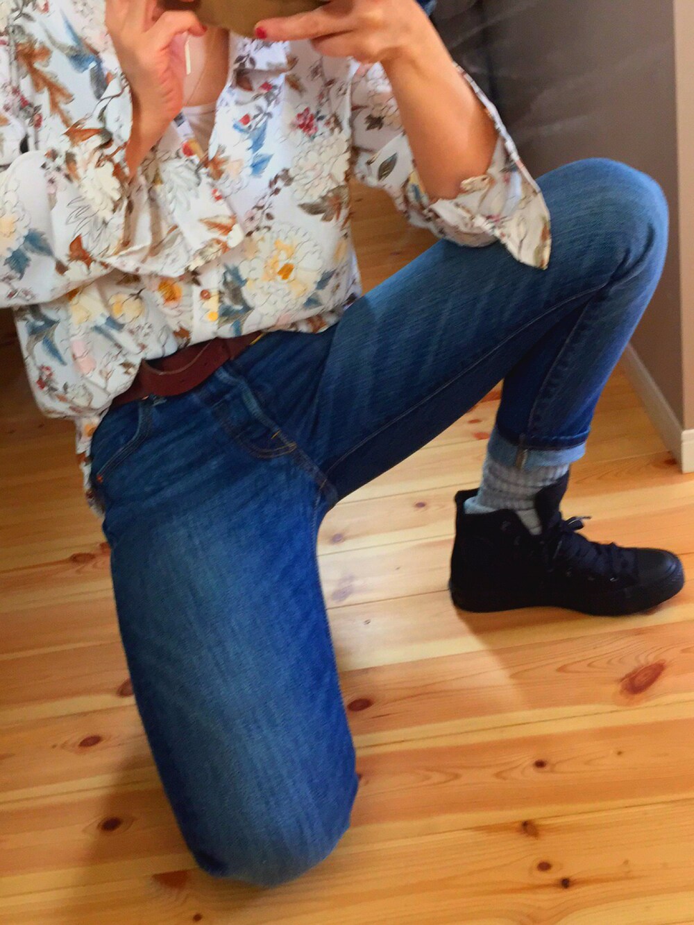 「ドラフトリーバイス、ザラジョ、物欲ふつふつ、denim、リーバイス、晴天」｜「501(R) Skinnyの501(R) SKINNY SUPERCHARGER（デニムパンツ、ブルー系）」を使った、もっささん（レディース・154cm）の冬コーディネートの1枚目の写真
